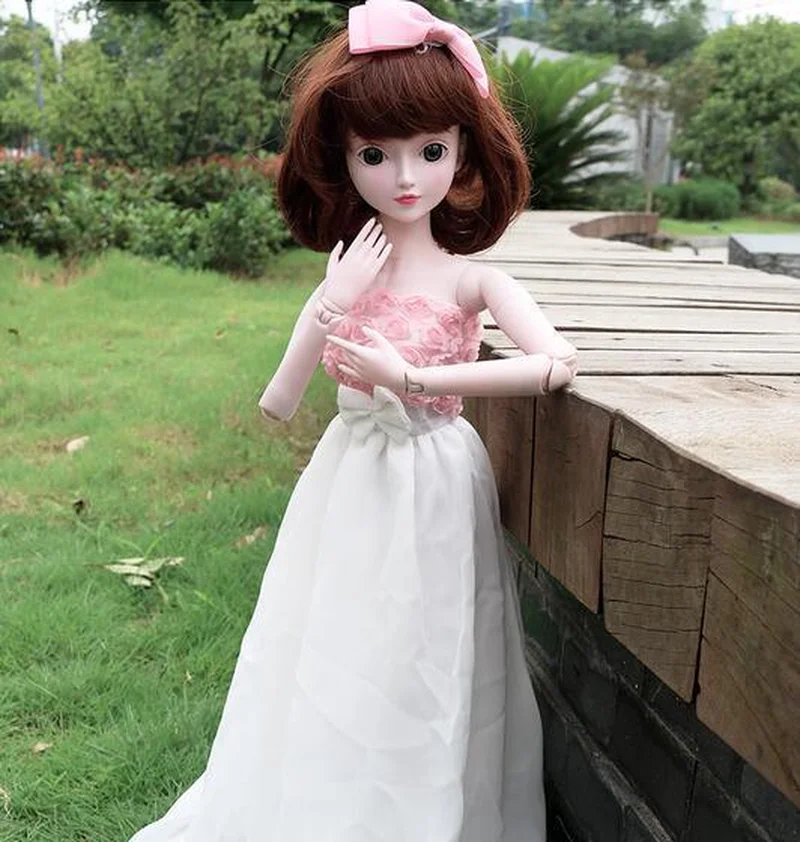 2019 новые куклы с шариками 1/3 BJD куклы женские глаза бесплатно лицо макияж полный комплект одежды подарок на день рождения