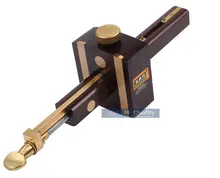 Luxury British Indonesia Ebony+Pure Copper Wearproof Carpenter Woodworking Tool 8INCH Screw Cutting Gauge Mark Scraper Scribers