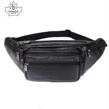 Натуральная кожа поясная сумка Для мужчин талии поясная сумка забавные сумка на пояс Для мужчин цепи талии сумка для телефона чехол Bolso