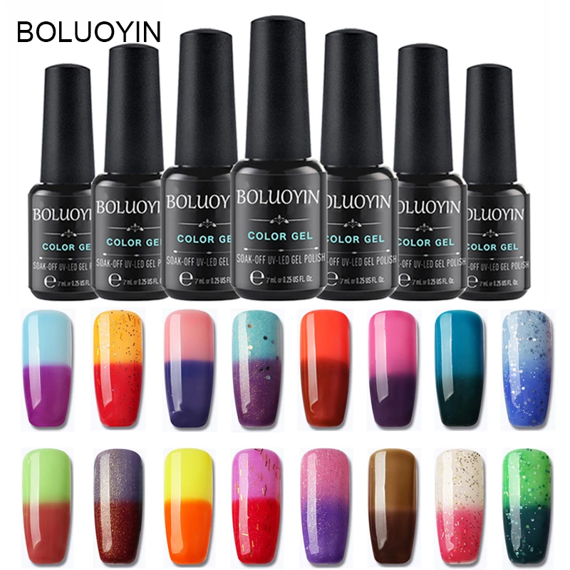 

Chameleon Thermal Gel Varnish Nails Art Soak Off UV LED Gel Nail Polish Manicure Temperature Change Color Gel Nail Primer