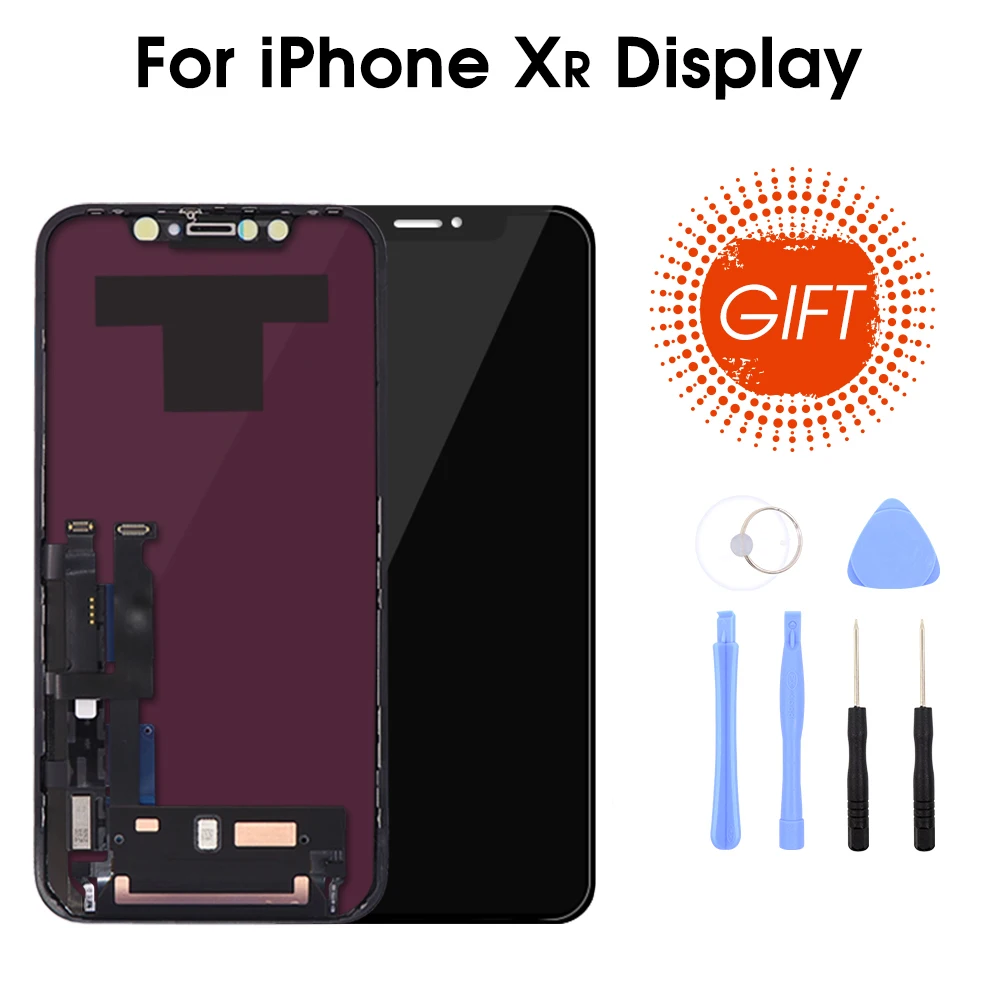 Skup Pełna oryginalny i nowy ekran LCD do iPhone XR wyświetlacz LCD z 3D ekran dotykowy wymiana Digitizer zgromadzenie