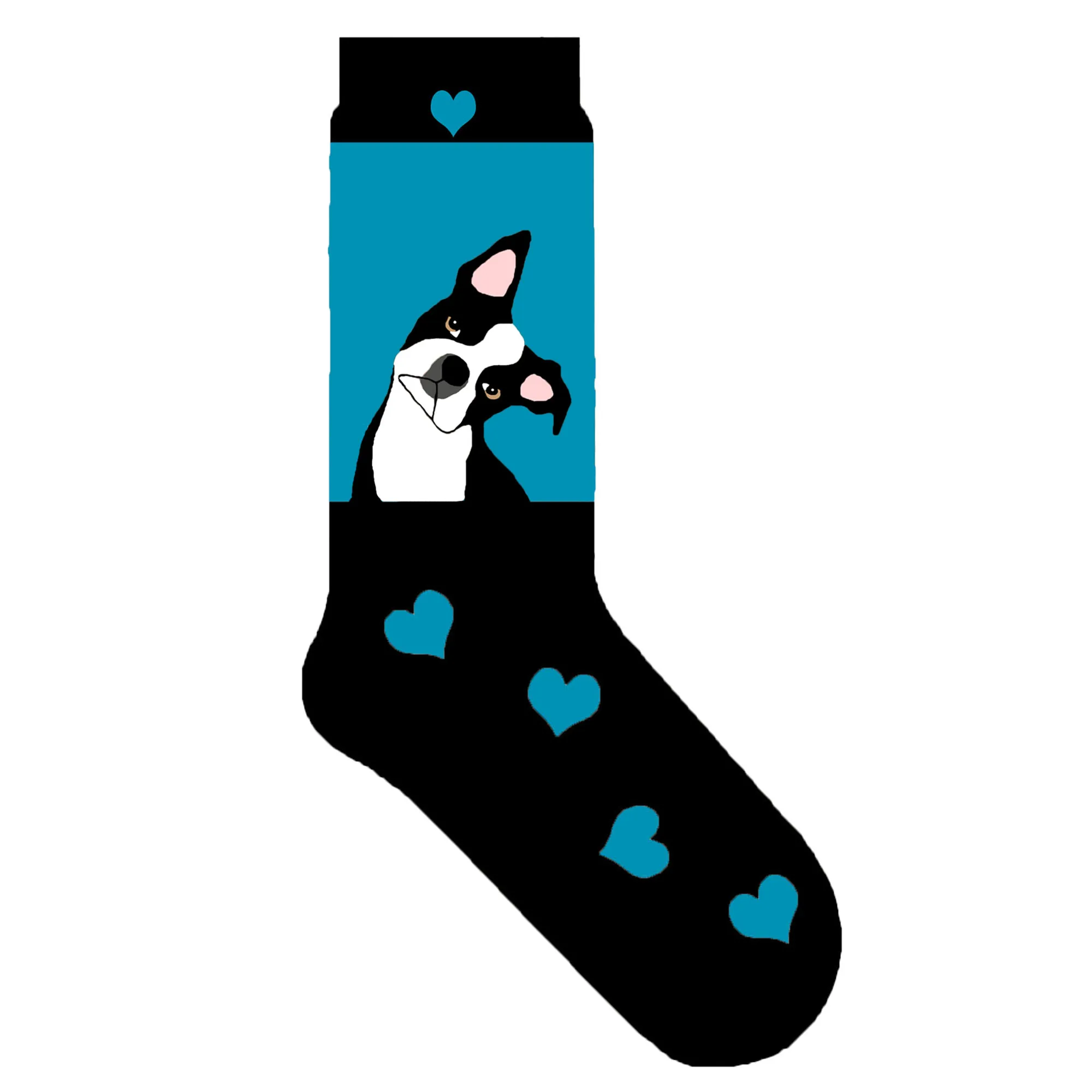 

boston terrier crew socks cute kawaii boston terrier puppy dog lover gift creative pup present fun socks 50pair/lot 7F5-X
