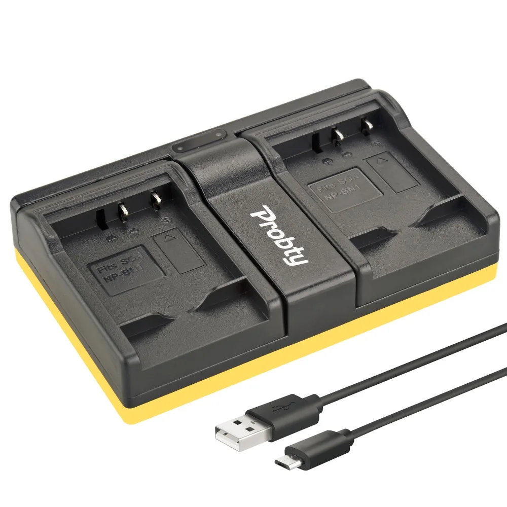 

Protby NP-BN1 NP BN1 USB Dual Charger For Sony Cyber-Shot DSC S750 DSC S780 W630 TX5 W310 T99