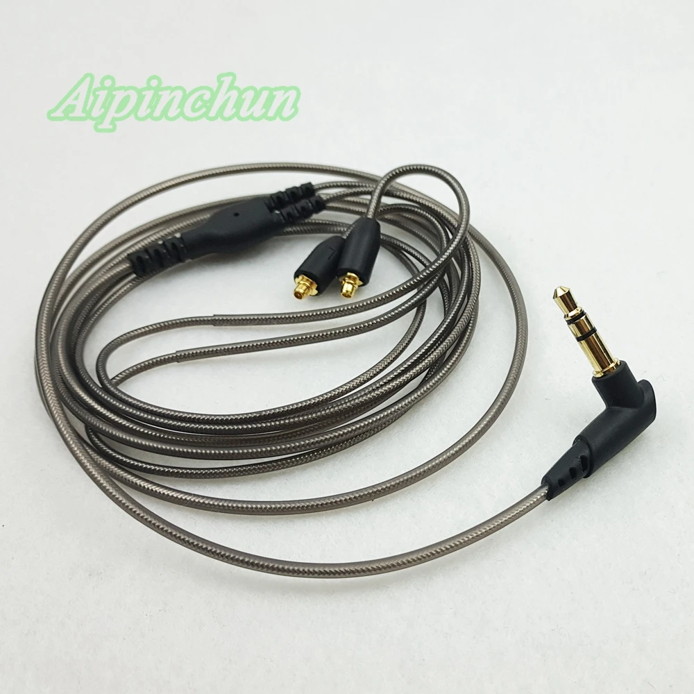 Aipinchun L изгиб Jack MMCX замена кабеля для наушников Shure SE215 SE315 SE425 SE535 SE846 T100 для наушников Westone
