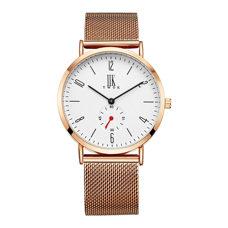 

Ultra-Thin Men's Watch Business Steel Belt Quartz Wristwatches Casual Waterproof Student Watches Relogio Free Shipping Sale