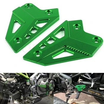 

Motorcycle Aluminum Accessories Foot Peg Heel Protection Protective Film Mount Heel Guard Protector For Kawasaki Z900 Z 900 2017