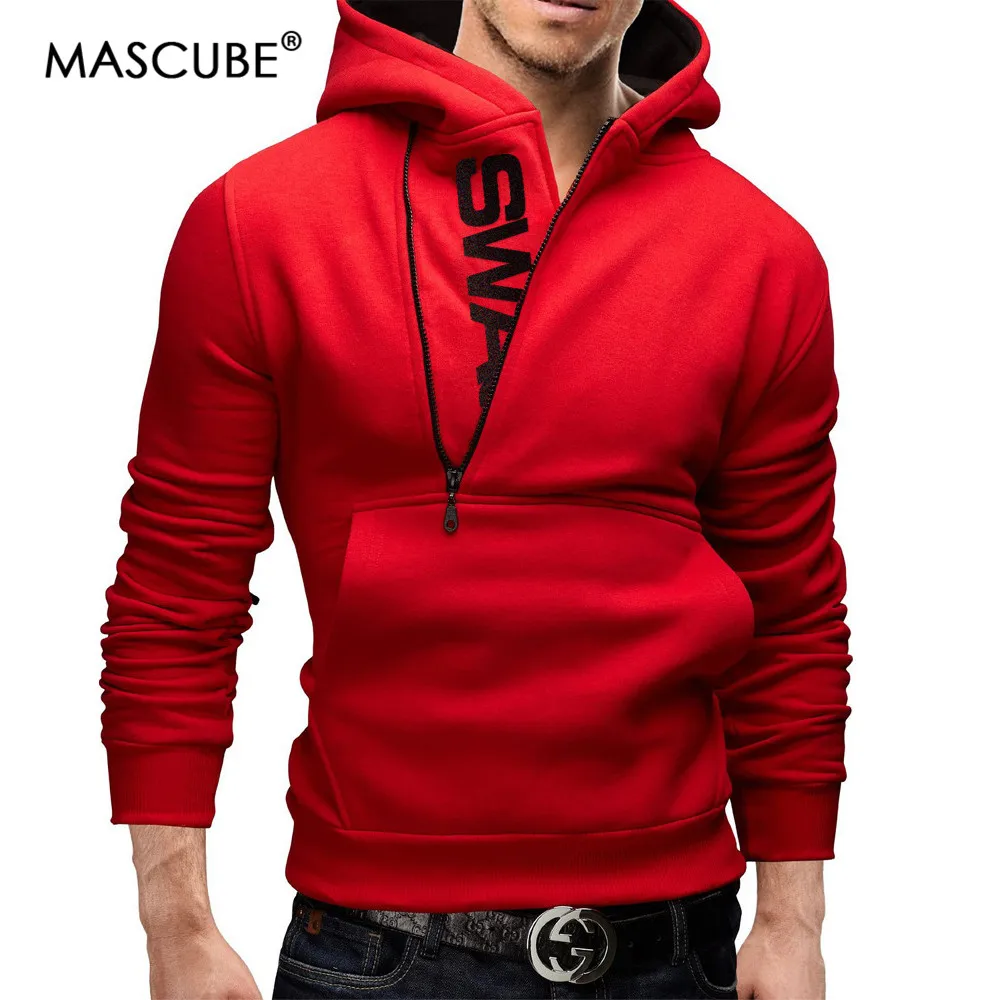 Low Price MASCUBE Men Sets Men's Letter Printed Hoodie Sweatshirt Long Sleeve Slim Hooded Jacket Coats Man Sportswear 4XL