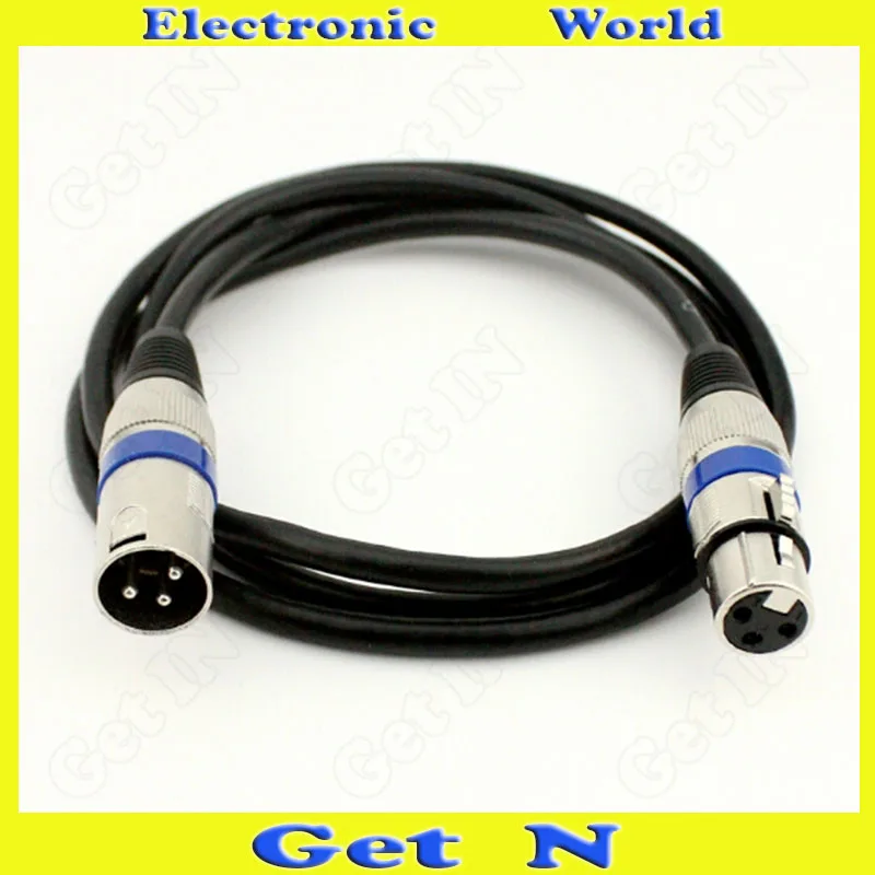 

10pcs 1.5Meter Balanced Cannon Wire Cord Cable Audio Professional Cable Lengthener for Microphone Audio Stereo Loudspeaker