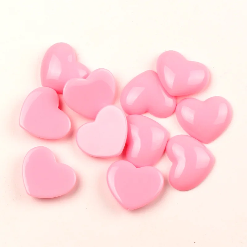 30 шт смешанный резиновый розовый сердце украшения ремесла бусины кабошоны для скрапбукинга DIY детали для украшений пуговицы