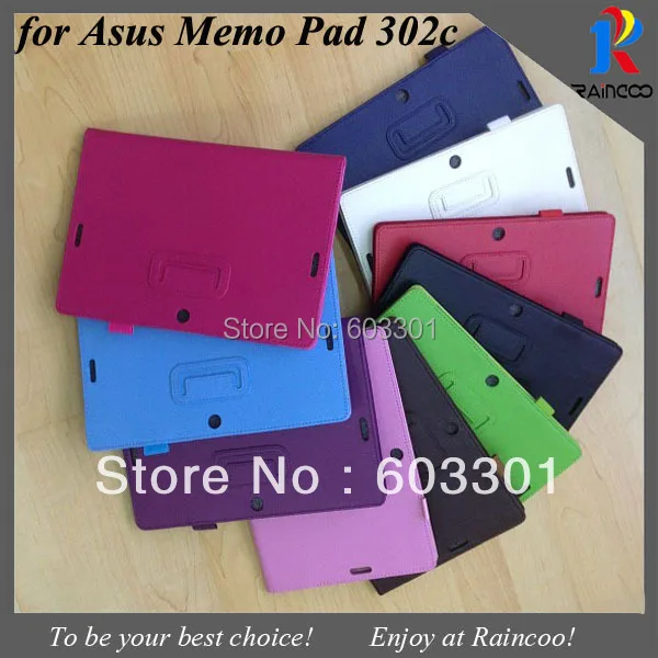 

For Asus Memo Pad full HD10 ME302C PU leather stand case, ME302CL Protective cover Bag For Asus Memo Pad 10 ME301T Shell Pouch