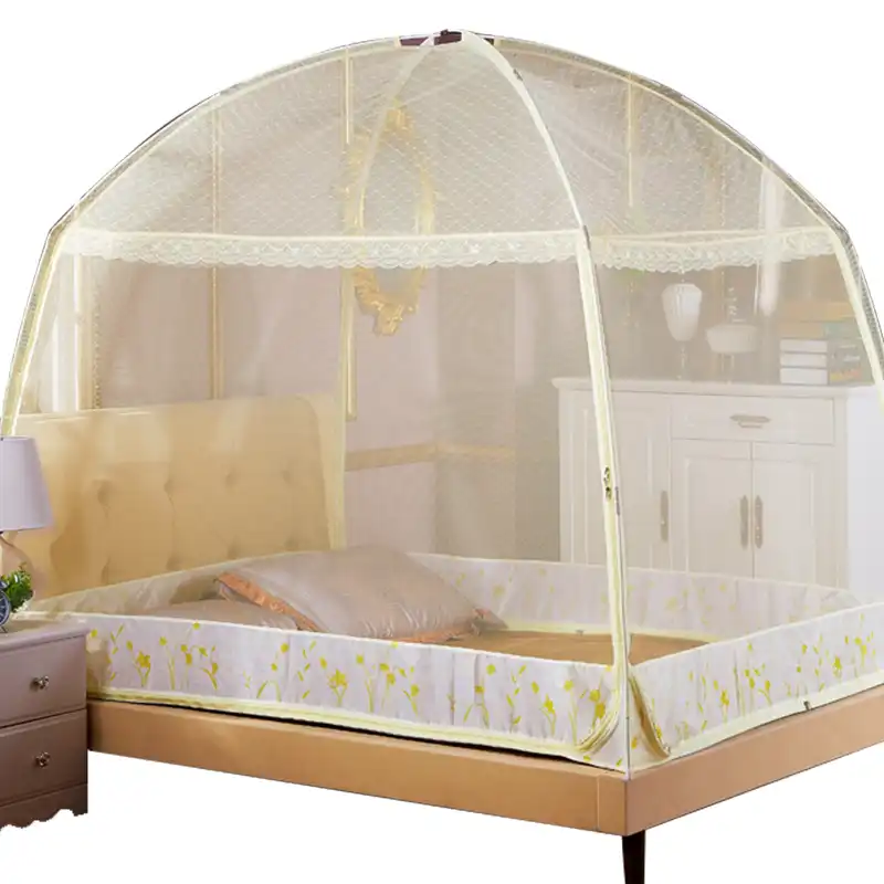 Single Bed, Double Bed ,1.2 2.0 Bed LHYAN Mosquito net for Bed Foldable yurt Tent Anti-Mosquito bite Baby Adult Travel