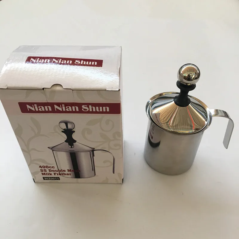 

Masturbator / manual double layer milkman / milk foaming machine / thickened stainless steels / fancy coffee/milk pot