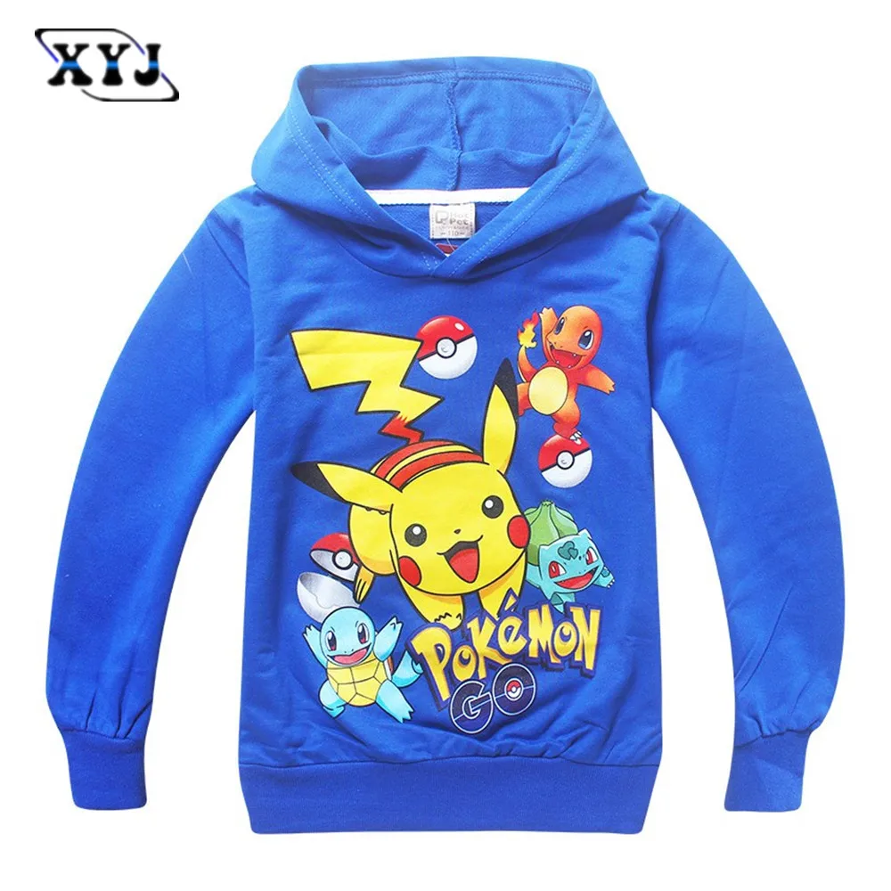 2017 Spring Pokemon Go Baby T Shirt Kids Boys Girls Cartoon Tops