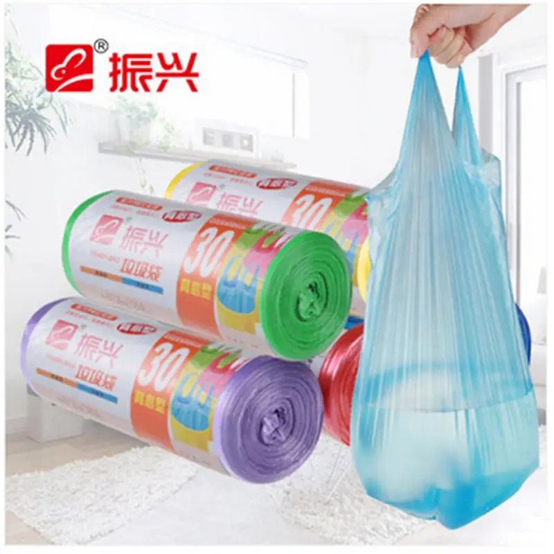 

30Pcs Good Quality Thicken Kitchen Trash Garbage Bags Rubbish Bucket Trash Can Household Cleaning Tools 45*60CM