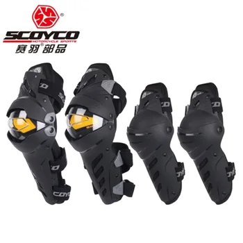 

2019 New SCOYCO motorcycle gear Kneecap kneepad locomotive anti falling protector knee elbow riding equipment CE certification