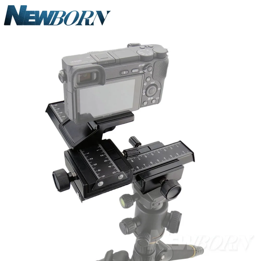 Новый макросъемный рельсовый ползунок для Nikon Canon Sony DSLR камеры Gimbal Mount DC со