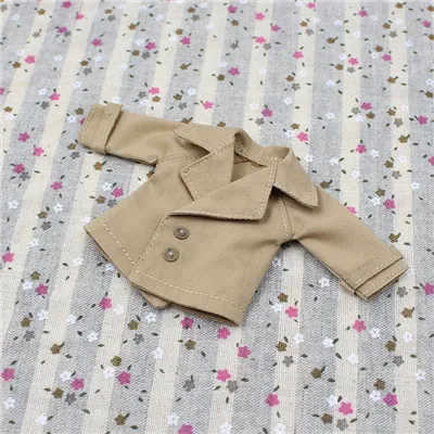 Clothes For 1/6 Blyth 2 Pieces Dress and Suit 2 Colors - Цвет: brown coat