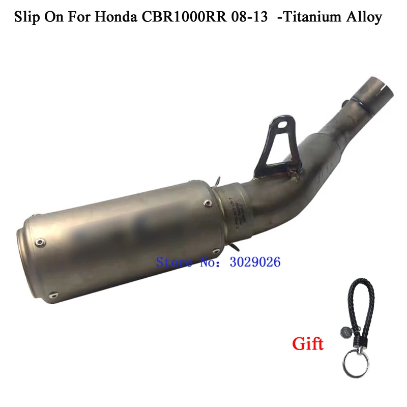 Full Titanium Full System Slip On For Honda CBR1000RR 2008 2012