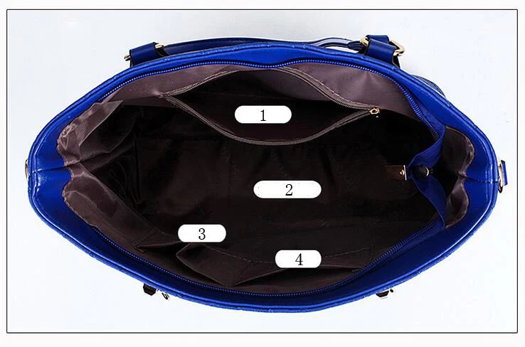 Новая брендовая Роскошная дамская сумочка 6 шт./партия композитные сумки Модный комплект Женская сумка через плечо женский кошелек клатч LL827