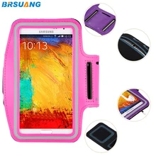 50 шт./лот brsuang Универсальный 6,3 дюймов Напульсник для бега Регулируемый Водонепроницаемый телефон, pu-нарукавник класса для samsung S9 плюс Xiaomi8 и т. д