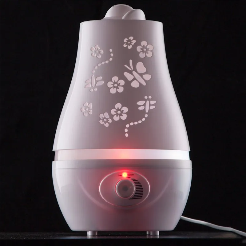 Portable Ultrasonic Air Humidifier Butterfly Carve Essential Oil Aroma Diffuser Mist Maker for Office SPA | Бытовая техника