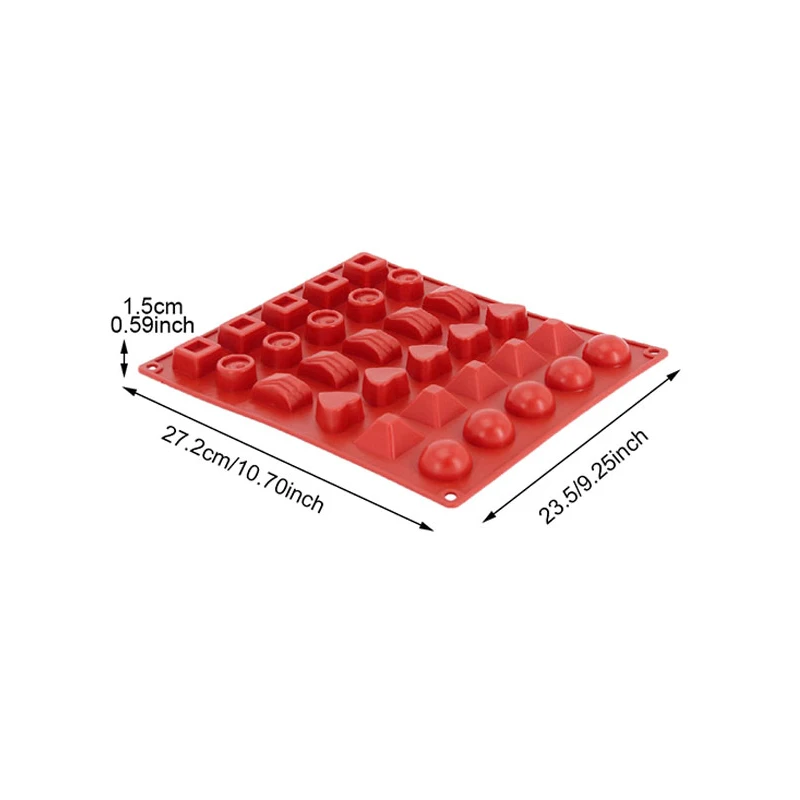 Силиконовые Формочки Yiwumart 3D с 5 отверстиями для шоколада выпечки конфет трюфеля