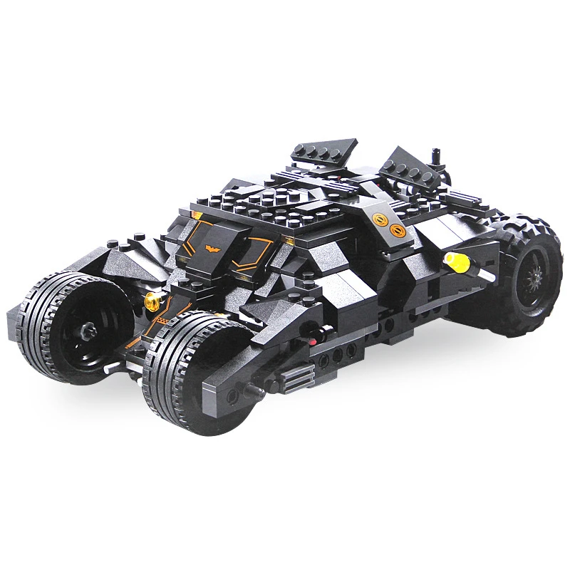 Decool 7105 DC Superheros Batmobile автомобиля Бэтмен Джокер рисунок 7888 Building Block конструктор развивающий DIY игрушечные лошадки для детей Подарки