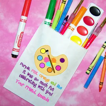 

custom PANTING Arts and Crafts Birthday popcorn candy Buffet lolly bags Baby Shower Bakery Cookie desserts gift Favors packets