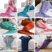 Handmade crochet super soft mermaid blanket fish scale multicolor knitted mermaid tail blanket knitted cashmere TV sofa blanket Handmade crochet super soft mermaid blanket fish scale multicolor knitted mermaid tail blanket knitted cashmere TV sofa blanket