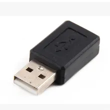 50 шт./партия, usb A папа к Micro USB B Женский кабель для передачи данных переходник, конвертер