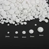 1000pcs/lot white/black Mix Sizes Ceramic Beads Half Round Flatback Pearl 2mm-6mm mixed for DIY Glue Nail Art Garment ► Photo 2/6