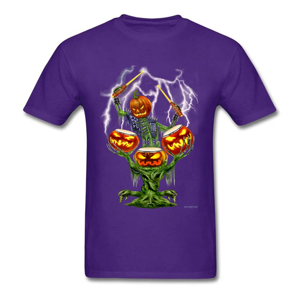Halloween Pumpkin Drummer_purple