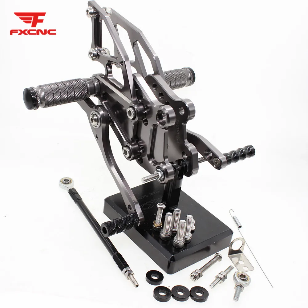 

FOR YAMAHA YZF R3 MT03 2014-2020 2018 2017 2016 CNC Aluminum Alloy Motorcycle footrest footpeg pedal foot peg Rearset Rear Set