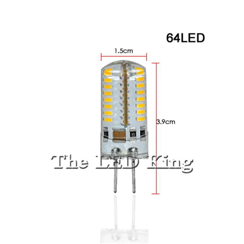 Бесплатная доставка 3 Вт 9 12 G4 led SMD3014 24 48 64LED S DC В 220 Точечный светильник