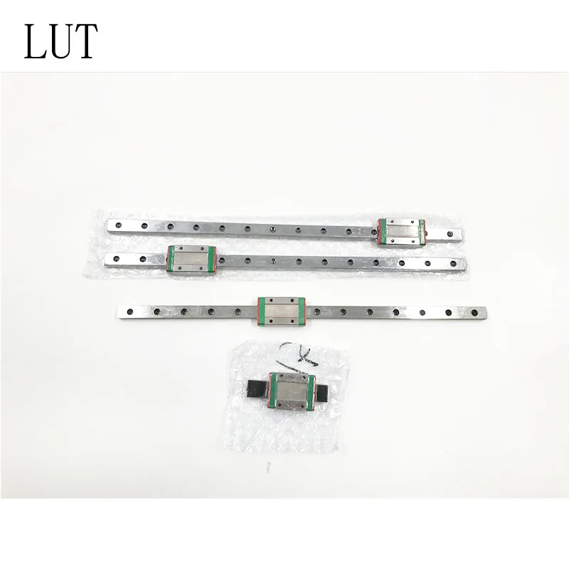 LUT 12 мм линейной направляющей MGN12 L = 100 200 300 350 400 450 500 600 700 линейный железнодорожные