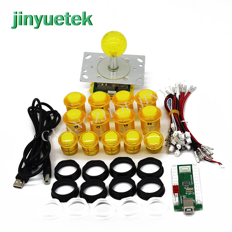 

Original maquina arcade 2 jugadores kit joystick arcade raspberry pi 3 botones arcade diy button set No soldering required