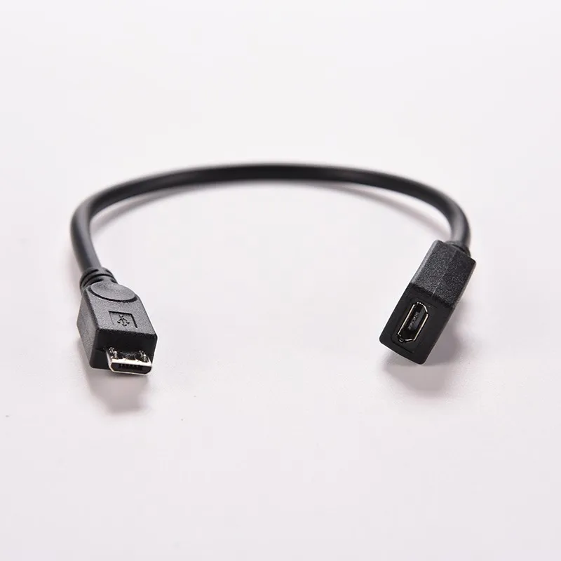 JETTING для мобильного телефона MP3 Micro USB мужчина к Micro USB мама M/F адаптер Micro USB мужчина к женскому кабель-удлинитель для зарядки данных