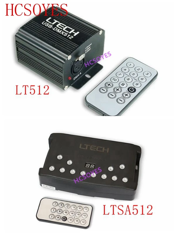 

LTECH USB-DMX Master mini led controller LT512/LTSA512 DMX512 channel 1024 channel Output port XLR-3 LED player LTSA512 LTSA1024