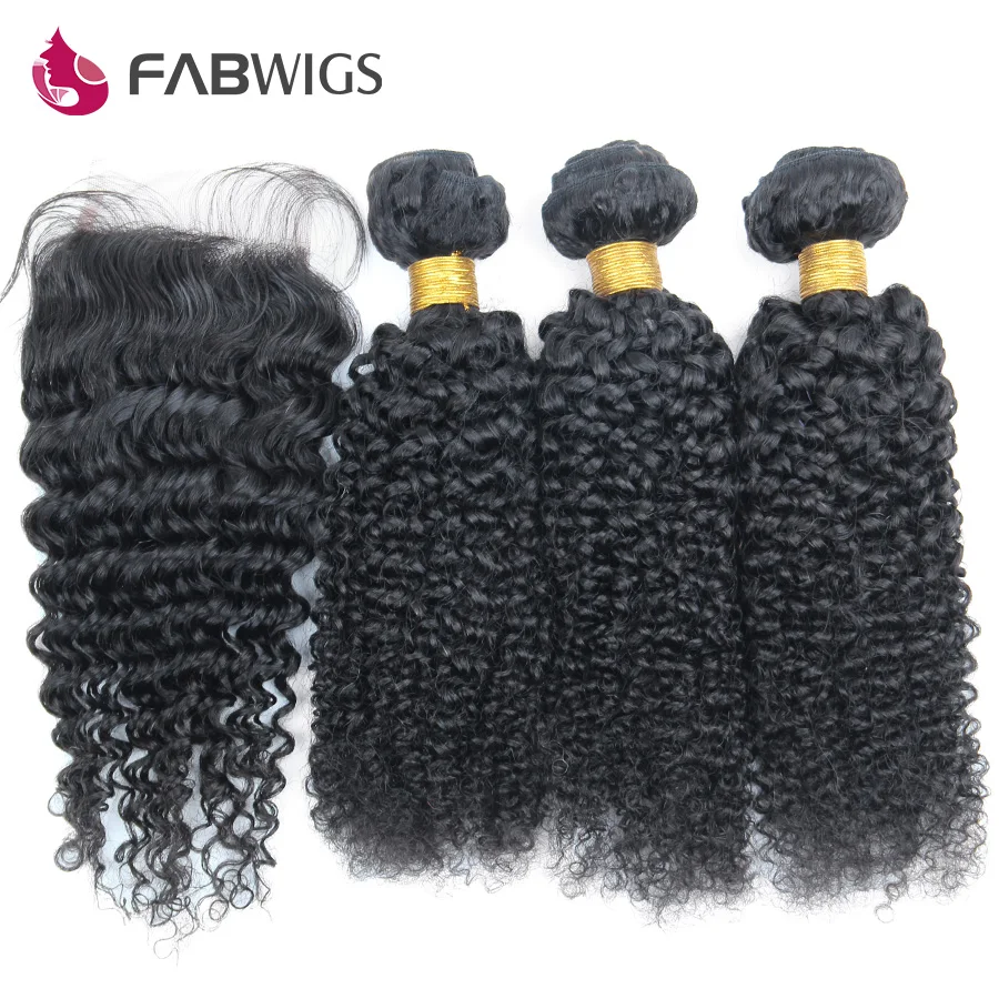 

Peruvian Kinky Curly Virgin Hair with Closure Unprocessed Human Hair Weave with Closure Peruvian Virgin Hair with Closure