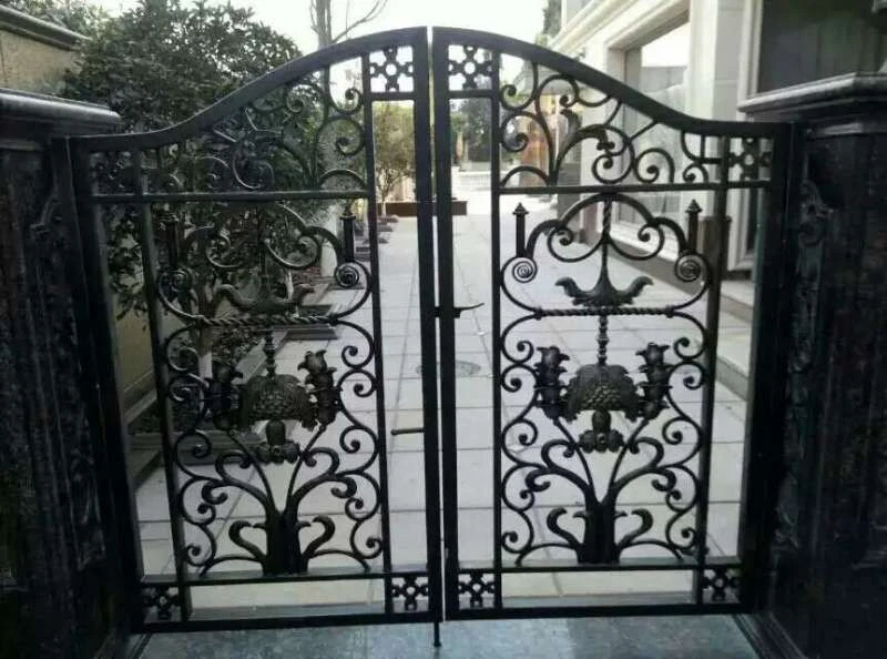 ガーデンゲート金属ゲートカスタム私道ゲート Wrought Iron Gate Iron Gateiron Wrought Gate Aliexpress