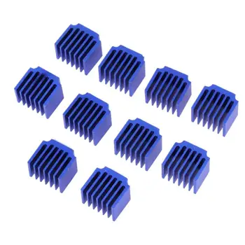 

10pcs Aluminum Stepper Motor Driver Cooling Block Heatsink Heat dissipation for DRV8825 TMC2100 Stepper Motor Driver
