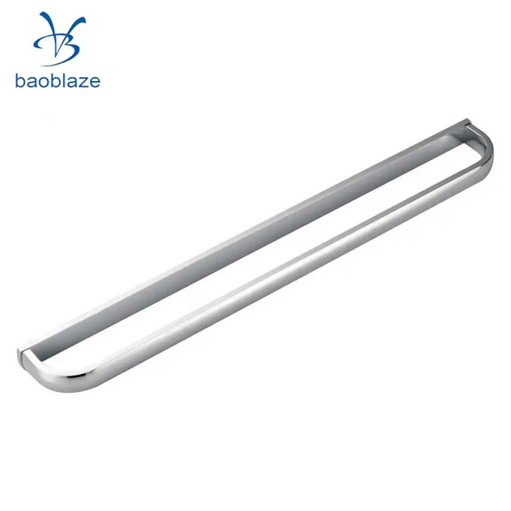 Wall Bathroom Full Copper Toilet Simple Towel Bar Towel Rack 57cm Chrome