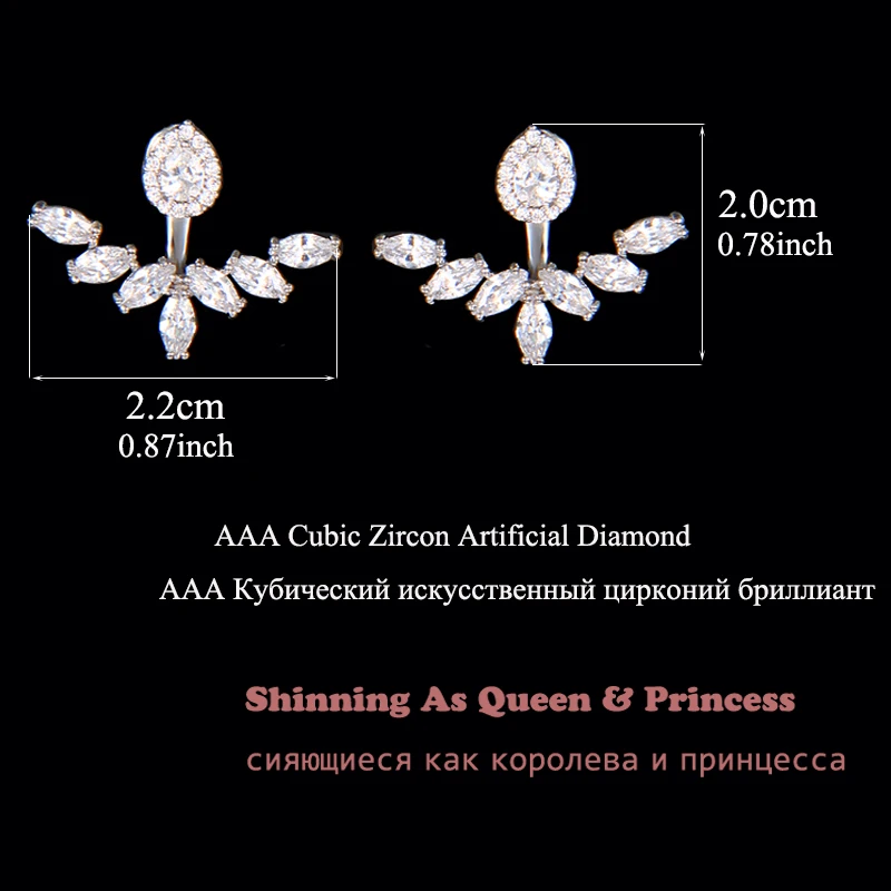 Новые модные милые серьги-гвоздики в форме капли воды с блестящими кубическими кристаллами циркония и бусинами для женщин, свадебные серьги-гвоздики WE064