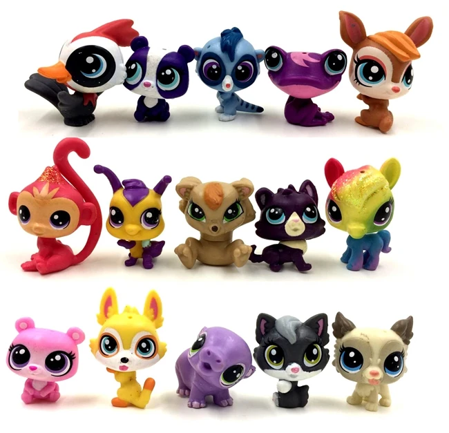 3cm 10pcs lot cute Anime figure random send little pet action figure collectible model font b