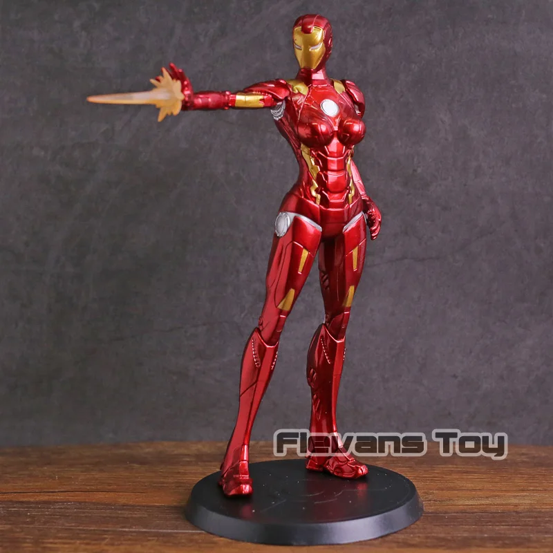 Iron Man Iron Lady Pepper Potts PVC Action Figure Collectible Model Toy