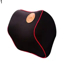 Эластичный Мягкий памяти Хлопок подголовник сиденья автомобиля Подушка под шею талии сзади подушки