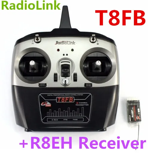 

RadioLink T8FB control 2.4GHz 8ch RC Transmitter R8EH Receiver Combo Remote Rontrol for RC Helicopter DIY RC Quadcopter Plane