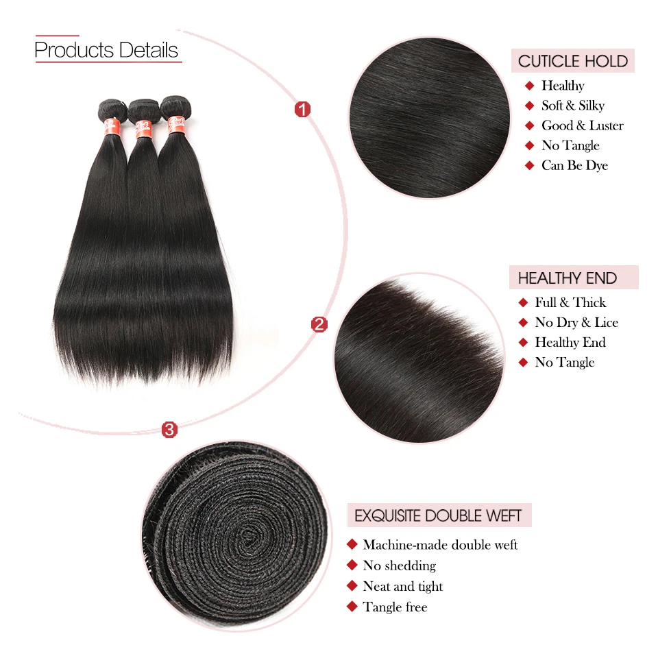 Sleek Brazilian Straight Lace Frontal Closure With Bundles 4 Pcs Free Ship Non Remy Human Hair Weave 3 Bundles With 13X4 Frontal Sleek Brazilian Straight Lace Frontal Closure With Bundles 4 Pcs Free Ship Non Remy Human Hair Weave 3 Bundles With 13X4 Frontal