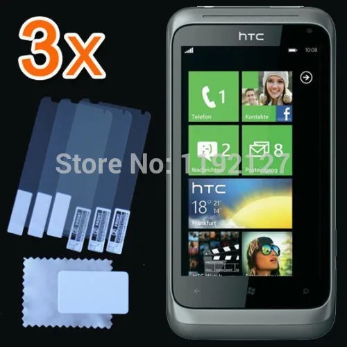 New 3x MATTE Anti Glare Screen Protector Guard Cover Film for HTC Radar Omega C110E with retail packaging | Мобильные телефоны и