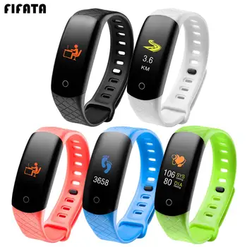

FIFATA CB608 Smart Bracelet Color Screen Heart Rate Monitor Blood Pressure Fitness Tracker Device Smart Men Women Sport Band